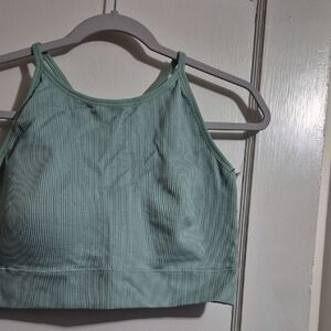 Torrid Light Green Ribbed Knit Top